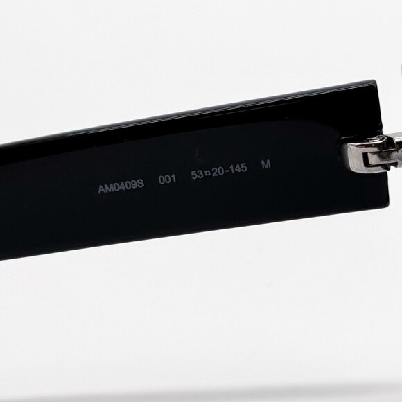 NEW ALEXANDER MCQUEEN AM0409S 001 BLACK UNISEX SUNGLASSES ALEXANDER MCQUEEN - Picture 8 of 10